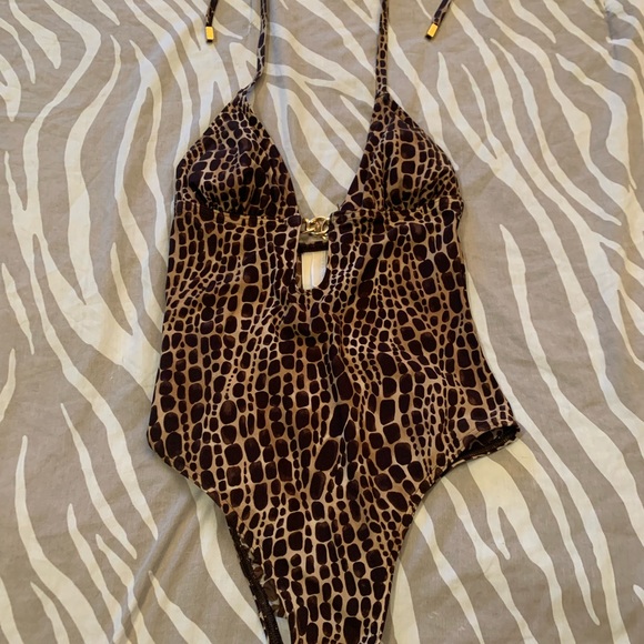 Micheal Kors leopard one piece swimsuit - Picture 1 of 5